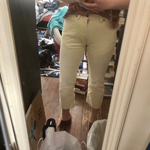 Vintage Gap Corduroy Cropped Boot Cut Pants - Picture 5 of 6